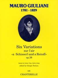 Six Variations, op.38 (Tortora) [Vn/Va/Fl/Gtr] product illustration