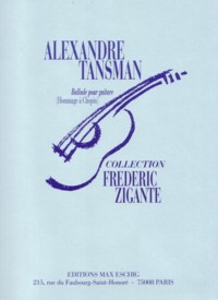 Ballade pour guitare (Zigante) available at Guitar Notes.