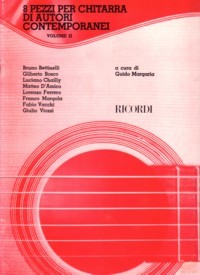 8 Pezzi per chitarra di autori contemporanei: Vol.2 available at Guitar Notes.