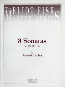 Three Sonatas(Fisk) available at Guitar Notes.
