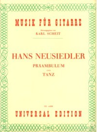 Preambulum und Tanz(Scheit) available at Guitar Notes.