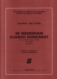 In Memoriam Django Reinhardt, op.64a available at Guitar Notes.