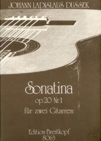 Sonatina, op.20/1(Polacek) available at Guitar Notes.