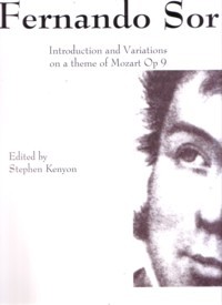 Variations on a theme of Mozart, op.9 (Kenyon) available at Guitar Notes.