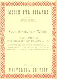 Divertimento op.38 (Scheit) available at Guitar Notes.