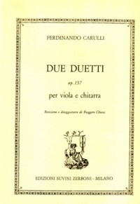 Due Duetti, op.137(Chiesa) available at Guitar Notes.