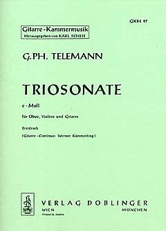 Triosonata in e-minor [Ob/Vn/Gtr] available at Guitar Notes.