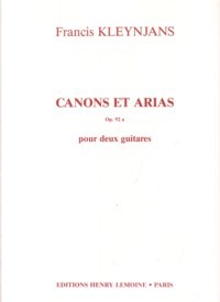 Canons et Arias, op.92a product illustration