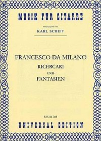 Ricercari & Fantasias(Scheit) available at Guitar Notes.