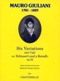 Six Variations, op.38(Tortora) available at Guitar Notes.