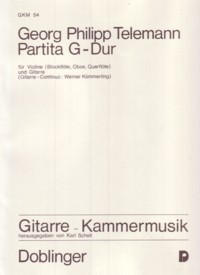 Partita no.2 in G(Kammerling) available at Guitar Notes.