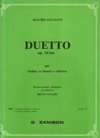 Duetto, op.54bis(Tonazzi) available at Guitar Notes.