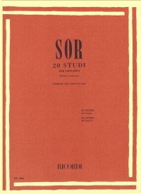 20 Studies (Segovia/Grondona) [BCD] available at Guitar Notes.