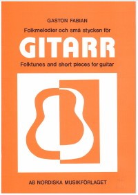 Folktunes and short pieces for guitar product illustration