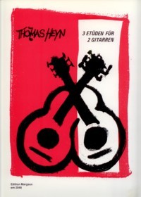 3 Etudes for two guitars product illustration