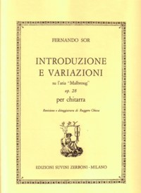 Variations on Marlborough, op.28(Chiesa) available at Guitar Notes.