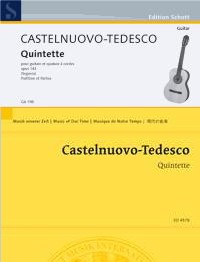 Quintet, op.143 [SET] [2Vn/Va/Vc/Gtr] available at Guitar Notes.