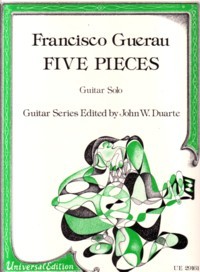 Five Pieces (Duarte) available at Guitar Notes.