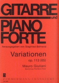 Variations, op.65(Fleres) available at Guitar Notes.