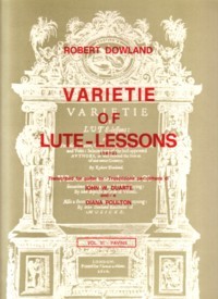 Varietie of Lute Lessons, Vol.6 Pavins available at Guitar Notes.