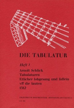 Die Tabulatur, 1512(Monkemeyer) available at Guitar Notes.