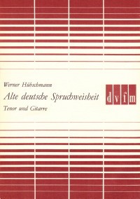 Alte deutsche Spruchweisheit [Tenor] product illustration
