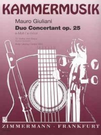 Duo concertant, op.25(Lessing/Hoh) available at Guitar Notes.