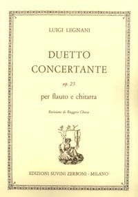 Duetto Concertante, op.23(Chiesa) available at Guitar Notes.