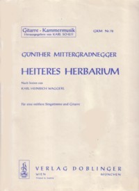 Heiteres Herbarium [MED] available at Guitar Notes.