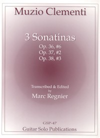 Three Sonatinas (Regnier) product illustration