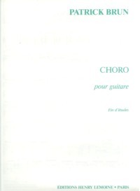 Choro available at Guitar Notes.