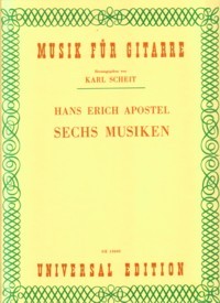 Sechs Musiken (Scheit) available at Guitar Notes.