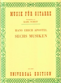 Sechs Musiken (Scheit) product illustration