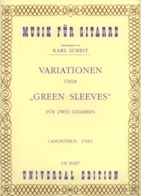 Variations on Greensleeves(Scheit) available at Guitar Notes.