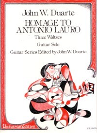 Homage to Antonio Lauro, op.83 available at Guitar Notes.