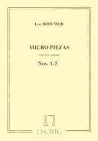 Micropiezas no.1-5 [1957-58] available at Guitar Notes.