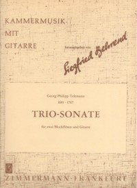 Trio Sonata in F [2Rec/Gtr] product illustration