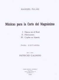 Musicas para la Corte del Magnanimo (Galindo) available at Guitar Notes.