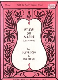 Etude du Matin available at Guitar Notes.