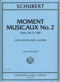 Moment Musical no.2, D780(Krantz) available at Guitar Notes.