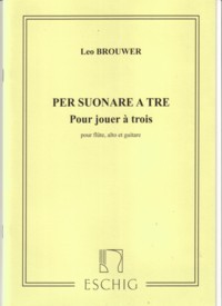 Per suonare a tre [1970] [Fl/Va/Gtr] product illustration