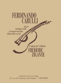 Adieu de F. Carulli(Zigante) available at Guitar Notes.