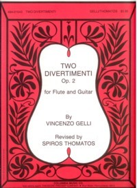 Two Divertimenti, op.2(Thomatos) available at Guitar Notes.