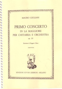 Concerto no.1 in A, op.30(Chiesa) [Strings] available at Guitar Notes.