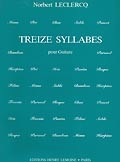13 Syllabes available at Guitar Notes.