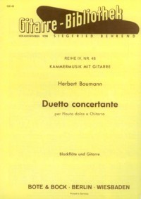 Duetto concertante [TR] available at Guitar Notes.