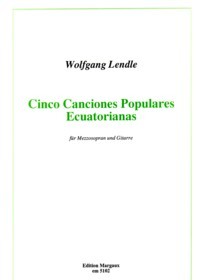 Cinco Canciones Populares Ecuatorianas [Mezzo] product illustration