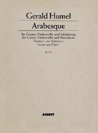 Arabesque [Vc/Perc/Gtr] available at Guitar Notes.