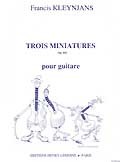 3 Miniatures, op.102 available at Guitar Notes.