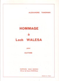Hommage a Lech Walesa available at Guitar Notes.